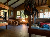 Inside Kerin Forks Hut in the morning (Gillespie Pass Tramp Nov 2021)
