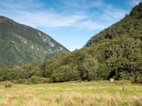 Nearing the Kerin Forks Hut (Gillespie Pass Tramp Nov 2021)
