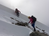 Chris and Em on snow (Hopkins Valley Tramp Jan 2015)