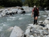 Clare and river (Hopkins Valley Tramp Jan 2015)