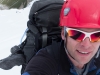 Cris ascending Chloe Col 2 (Hopkins Valley Tramp Jan 2015)