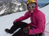 Emily belaying Chris (Hopkins Valley Tramp Jan 2015)