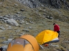 Pitching tents (Hopkins Valley Tramp Jan 2015)