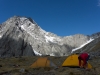 Tents infront of Mt Trent 2 (Hopkins Valley Tramp Jan 2015)