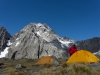Tents infront of Mt Trent 3 (Hopkins Valley Tramp Jan 2015)