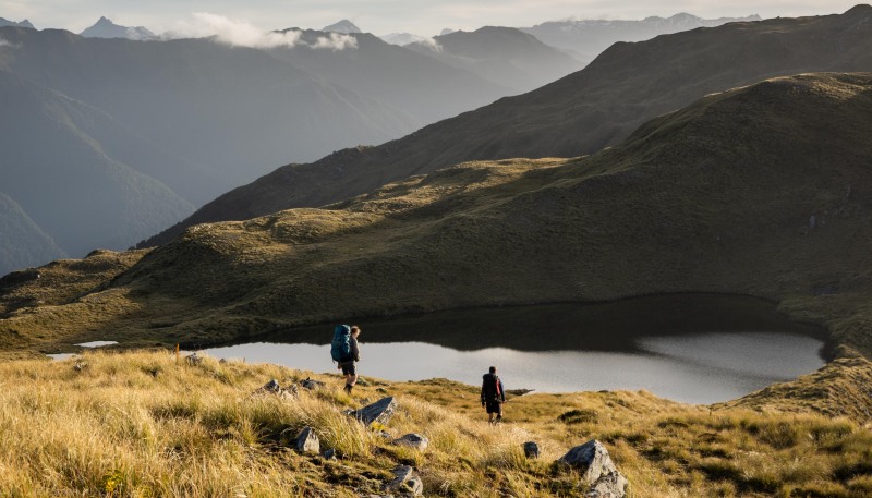 Nearing Lake Dime (Adventures with Craichel Jan 2022)
