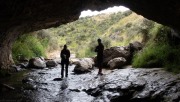 Rachel and Craig at the exit to Cave Stream (Adventures with Craichel Jan 2022)