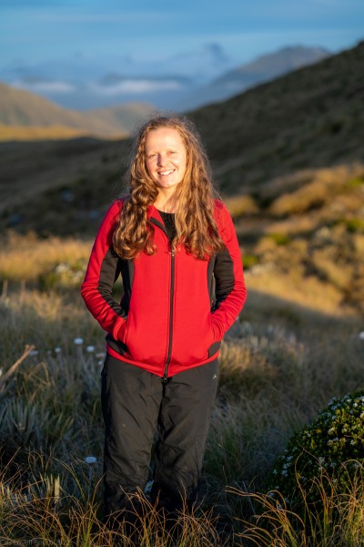 Rachel on the ridge (Adventures with Craichel Jan 2022)