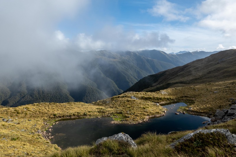 Tarn on the tops (Adventures with Craichel Jan 2022)