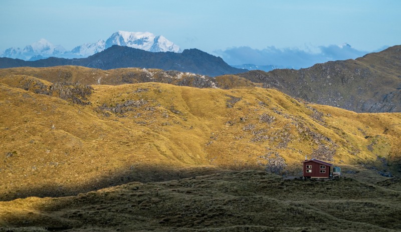 View back towards the Mataketake Hut (Adventures with Craichel Jan 2022)