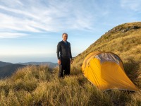 Cris and tent (Adventures with Craichel Jan 2022)