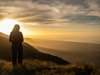 Rachel and sunset (Adventures with Craichel Jan 2022)