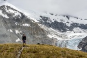 Jeremy and the Dart Glacier (Tramping Rees Rees Dec 2021)