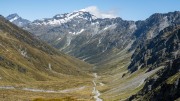 Looking back down the Rees Valley (Tramping Rees Rees Dec 2021)