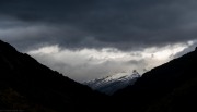 Moody sky on New Year's Eve (Tramping Rees Rees Dec 2021)