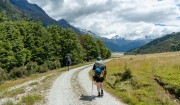 Setting off up the Rees Valley (Tramping Rees Rees Dec 2021)