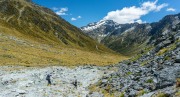Walking back down Rees Valley (Tramping Rees Rees Dec 2021)