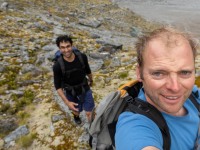 Happy trampers (Tramping Rees Rees Dec 2021)