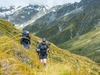 Jeremy and Katie in action (Tramping Rees Rees Dec 2021)