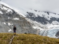 Jeremy and the Dart Glacier (Tramping Rees Rees Dec 2021)