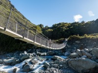 Leaving Dart Hut (Tramping Rees Rees Dec 2021)