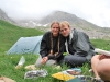 Frauke and Cris at the Schrecksee (Tramping Schrecksee, Germany)