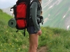 Frauke and pack 2 (Tramping Schrecksee, Germany)
