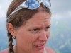 Frauke with cross in glasses (Tramping Schrecksee, Germany)