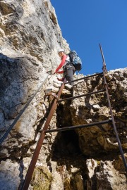 A ladder (Brenta Dolomites)