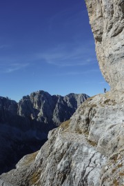 Cris in the distance (Brenta Dolomites 2016)