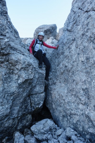 Leonie and rocks (Brenta Dolomites 2016)