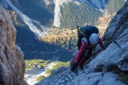 Leonie climbing 3 (Brenta Dolomites 2016)