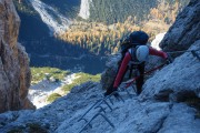 Leonie climbing (Brenta Dolomites 2016)