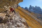 Leonie scrambling 2 (Brenta Dolomites 2016)