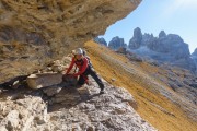 Leonie scrambling 3 (Brenta Dolomites 2016)