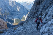 Leonie walking (Brenta Dolomites 2016)