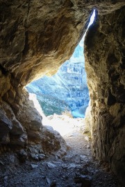 Path under the rocks (Brenta Dolomites Oct 2016)