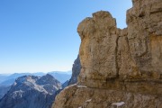 Rock and path (Brenta Dolomites)