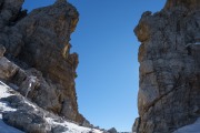 The ladders begin (Brenta Dolomites)