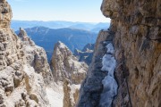 The route (Brenta Dolomites)