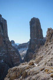 View towards the Campanile Alto (Brenta Dolomites)