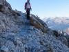 Leonie and icey path (Brenta Dolomites 2016)