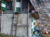Leonie resting at the biv (Brenta Dolomites 2016)