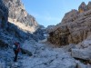 Leonie walking (Brenta Dolomites)