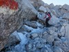 Leonie walking down (Brenta Dolomites 2016)