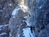Looking back down to Cris (Brenta Dolomites)