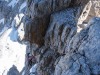 Looking down towards Leonie (Brenta Dolomites)