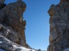 The ladders begin (Brenta Dolomites)