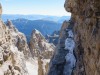 The route (Brenta Dolomites)
