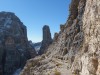 View along to the tower (Brenta Dolomites)